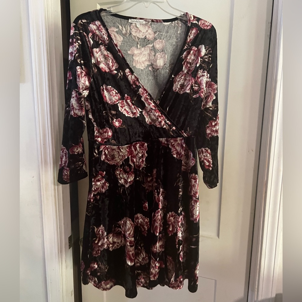 Xl crushed velvet dress